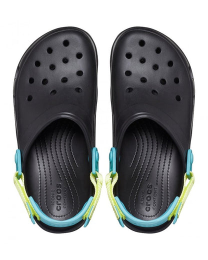 Unisex Adult-Crocs-Classic Clog 206340-0C4 Black/Multi-UK-9