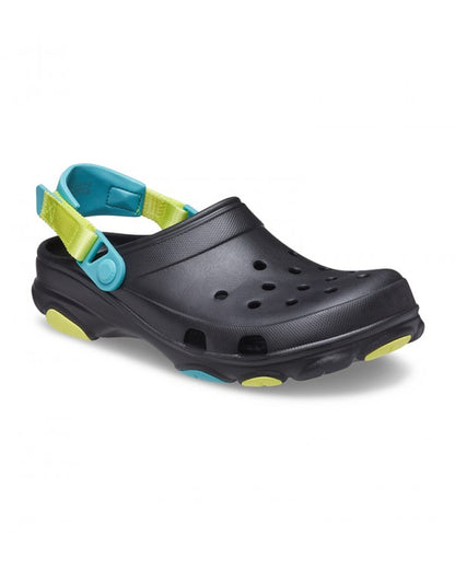 Unisex Adult-Crocs-Classic Clog 206340-0C4 Black/Multi-UK-9