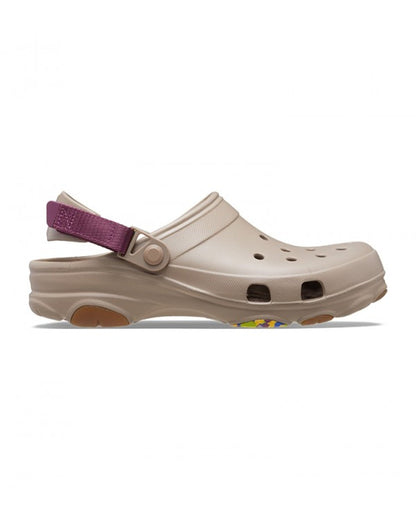 Unisex Adult-Crocs-Classic Clog 206340-2ZJ Mushroom/Multi-UK-10
