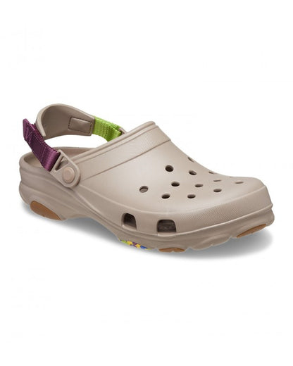 Unisex Adult-Crocs-Classic Clog 206340-2ZJ Mushroom/Multi-UK-10