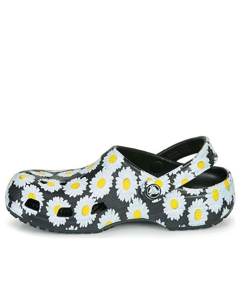 Classic-Clog-Unisex Adult-Black Daisy-206375-0ZI