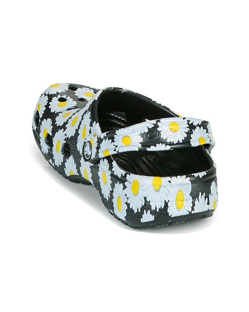 Classic-Clog-Unisex Adult-Black Daisy-206375-0ZI
