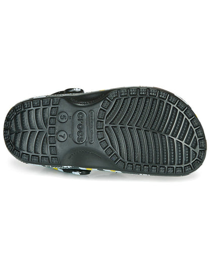 Classic-Clog-Unisex Adult-Black Daisy-206375-0ZI