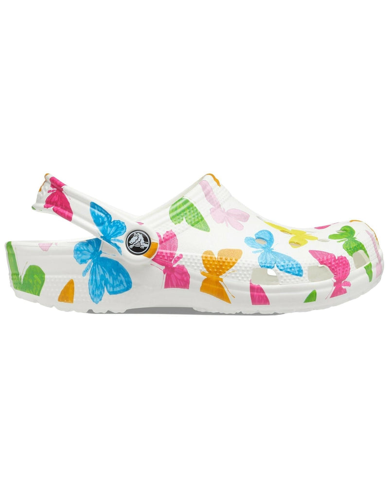 Classic-Clog-Unisex Adult-Butterfly/White-206375-99Q