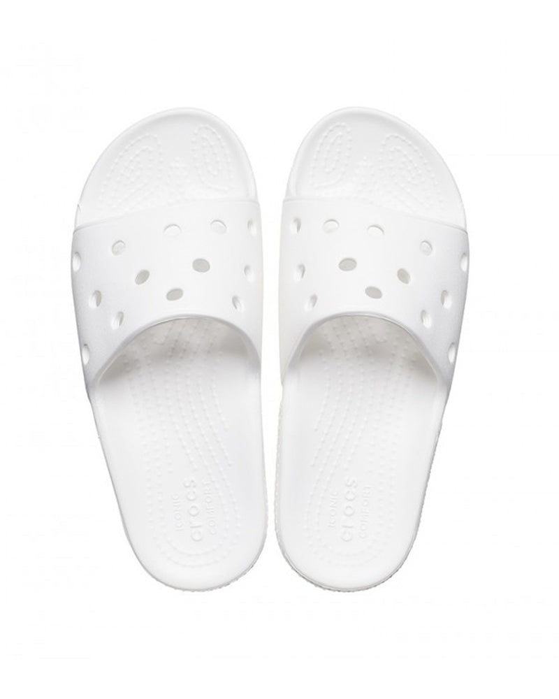 Classic-Slide-Unisex Kids-White-206396-100
