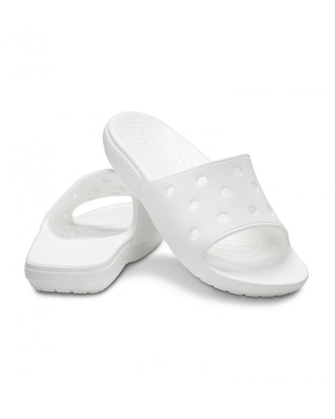 Crocs Classic Slide — Boys, White