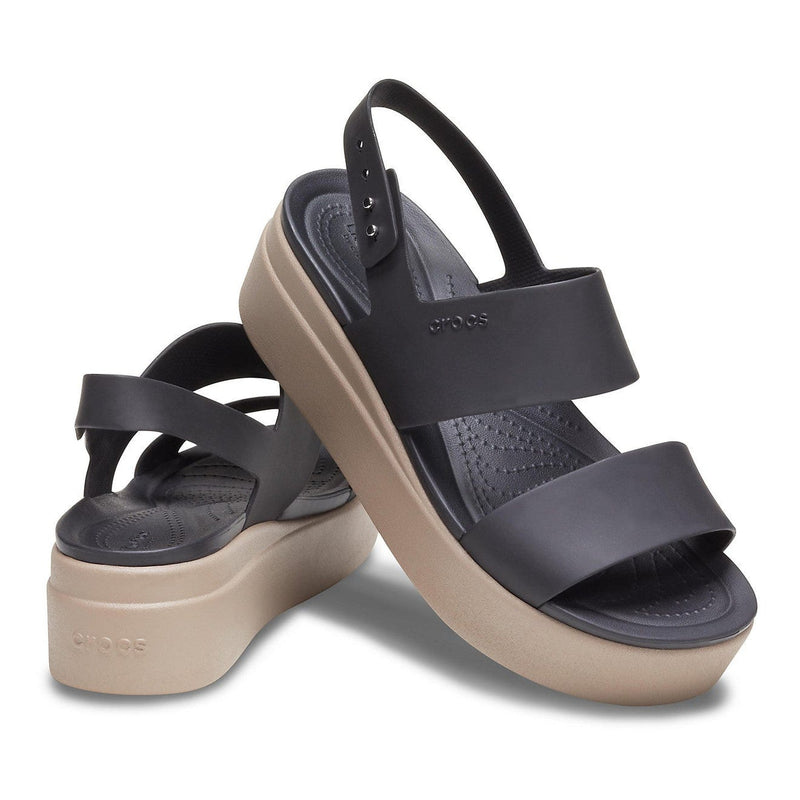 Brooklyn-Wedge-Women-Black/Mushroom-206453-07H