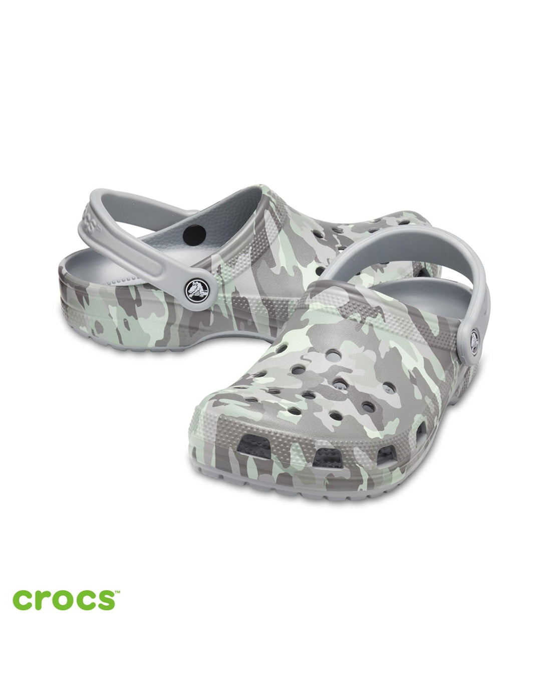 CLASSIC-CLOG-UNISEX ADULT-LIGHT GREY/NEO MINT-206454-0GI