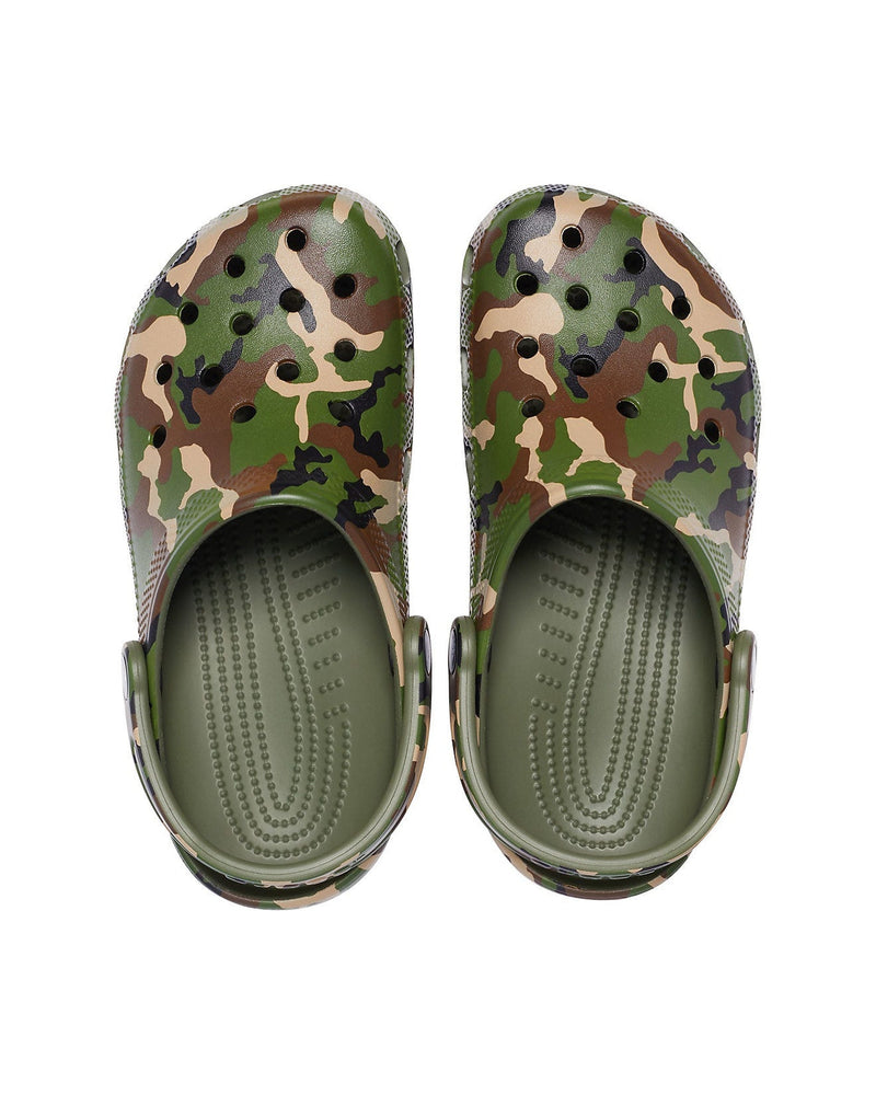 Classic-Clog-Unisex Adult-Army Green/Multi-206454-3TC