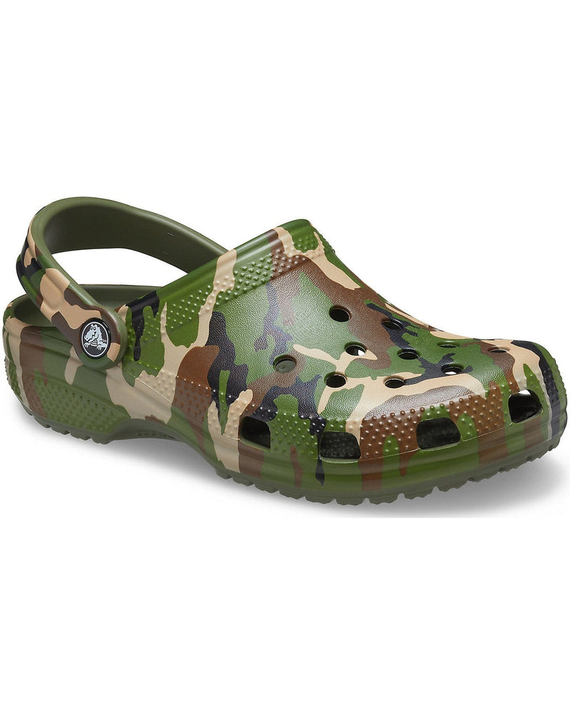 Classic-Clog-Unisex Adult-Army Green/Multi-206454-3TC