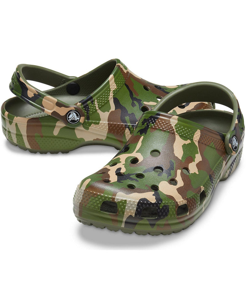 Classic-Clog-Unisex Adult-Army Green/Multi-206454-3TC