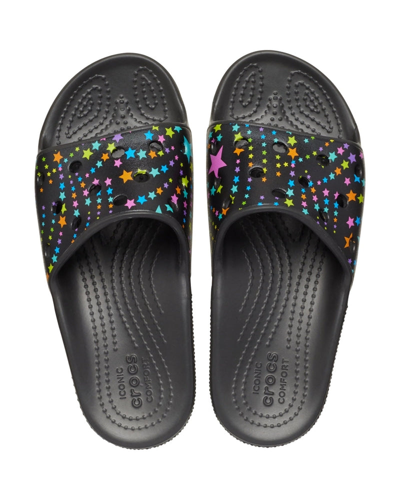 Classic-Slide-Kids-Black/Multi-206485-0C4