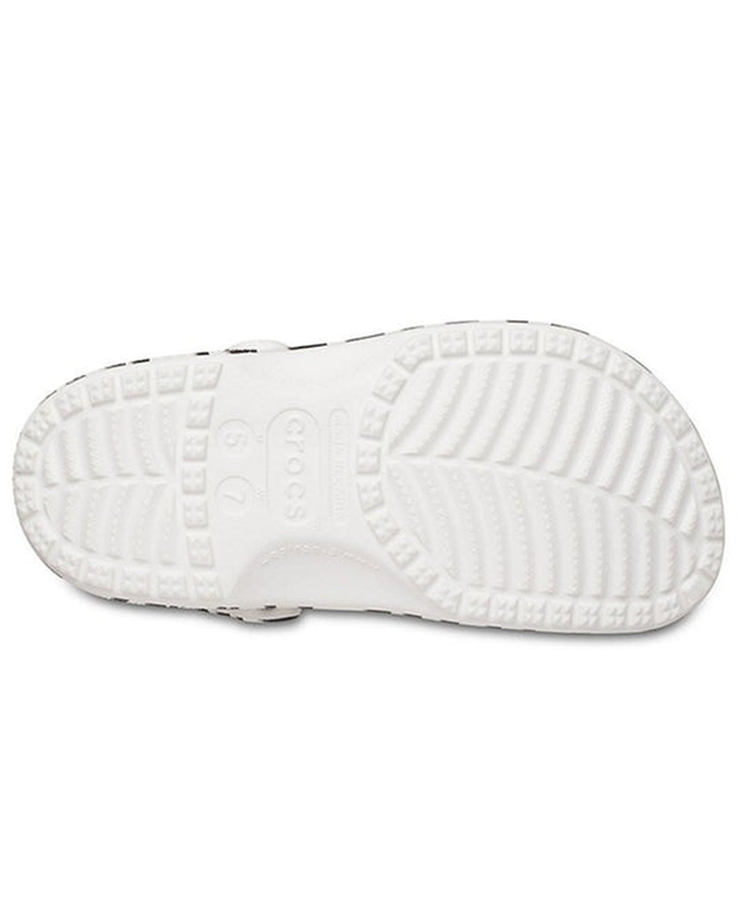 Unisex Adult-Crocs-Classic Clog 206676-1DE White/Zebra Print-UK-9