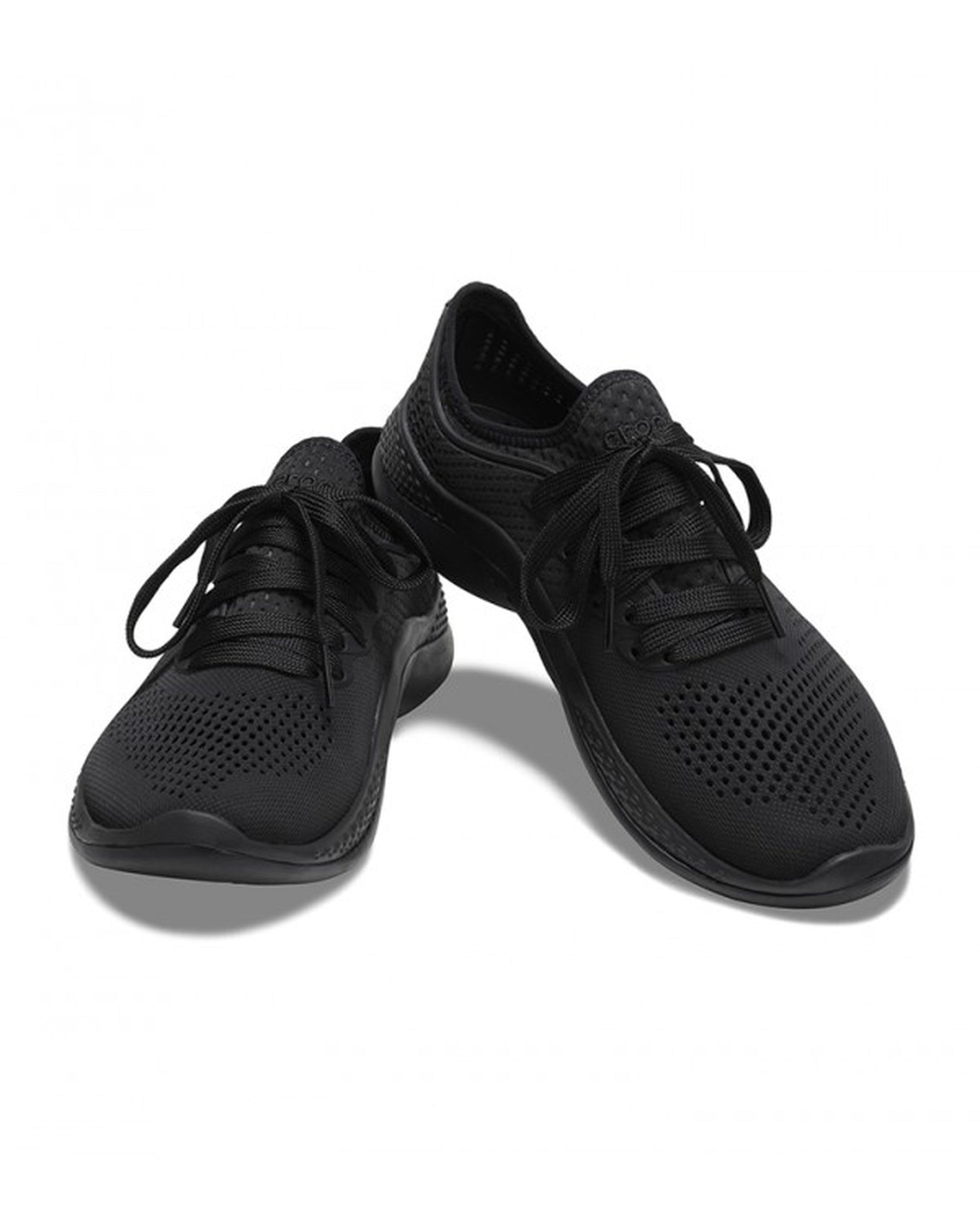 Women-Crocs-Literide Shoe 206705-060 Black/Black-UK-9