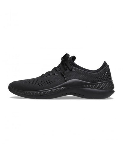 Women-Crocs-Literide Shoe 206705-060 Black/Black-UK-9
