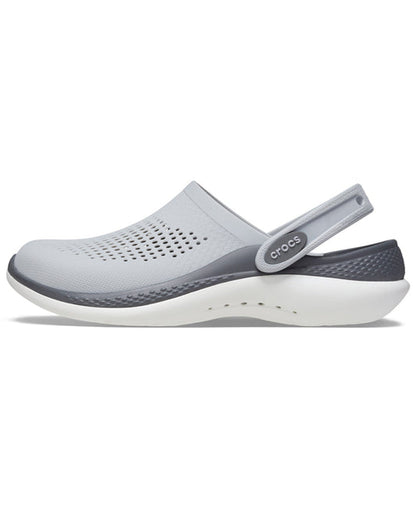 Unisex Adult-Crocs-Literide Clog 206708-0DT Light Grey/Slate Grey-UK-9