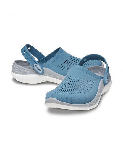 Unisex Adult-Crocs-Literide Clog 206708-4LC Blue Steel/Microchip-UK-10