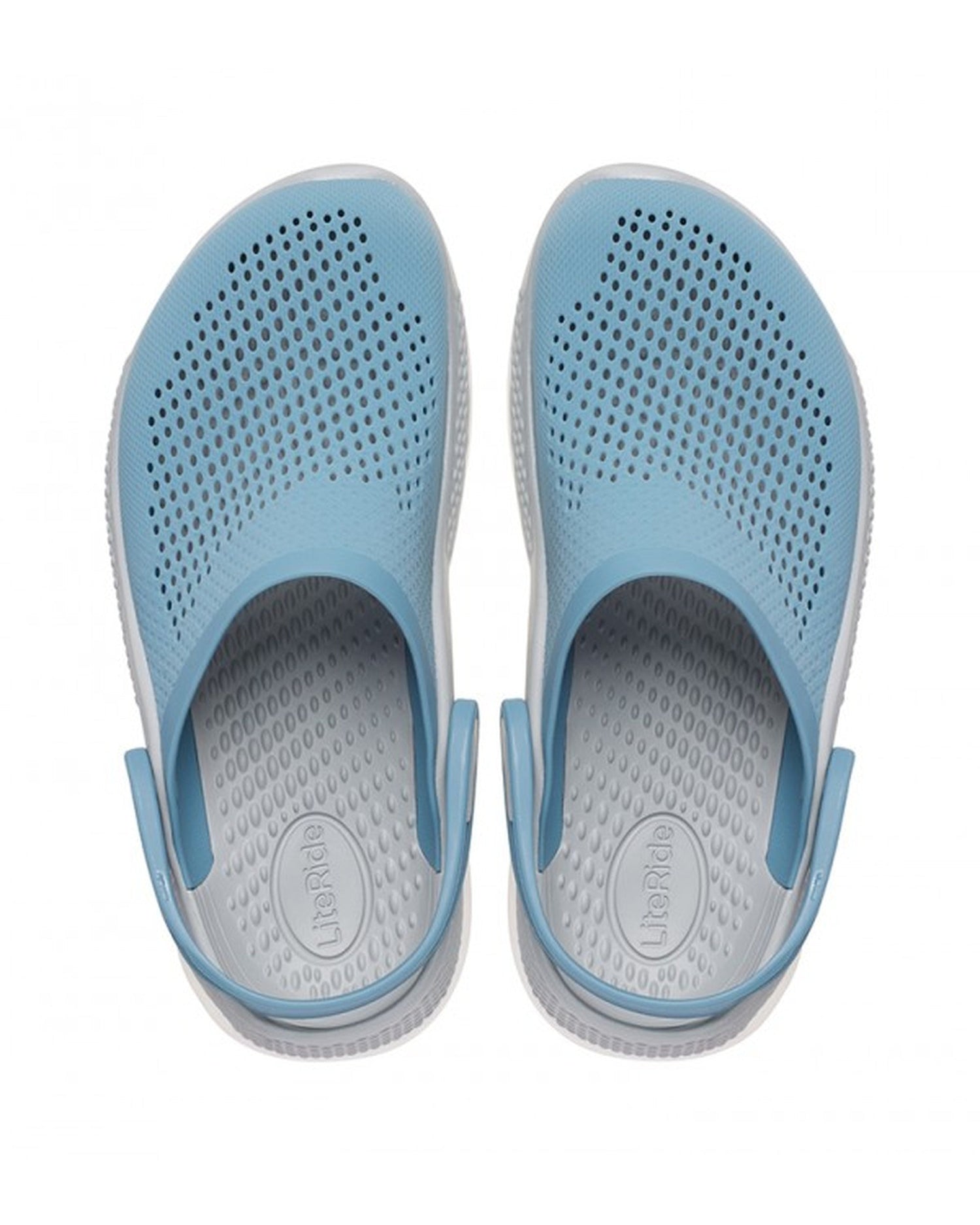 Unisex Adult-Crocs-Literide Clog 206708-4LC Blue Steel/Microchip-UK-10