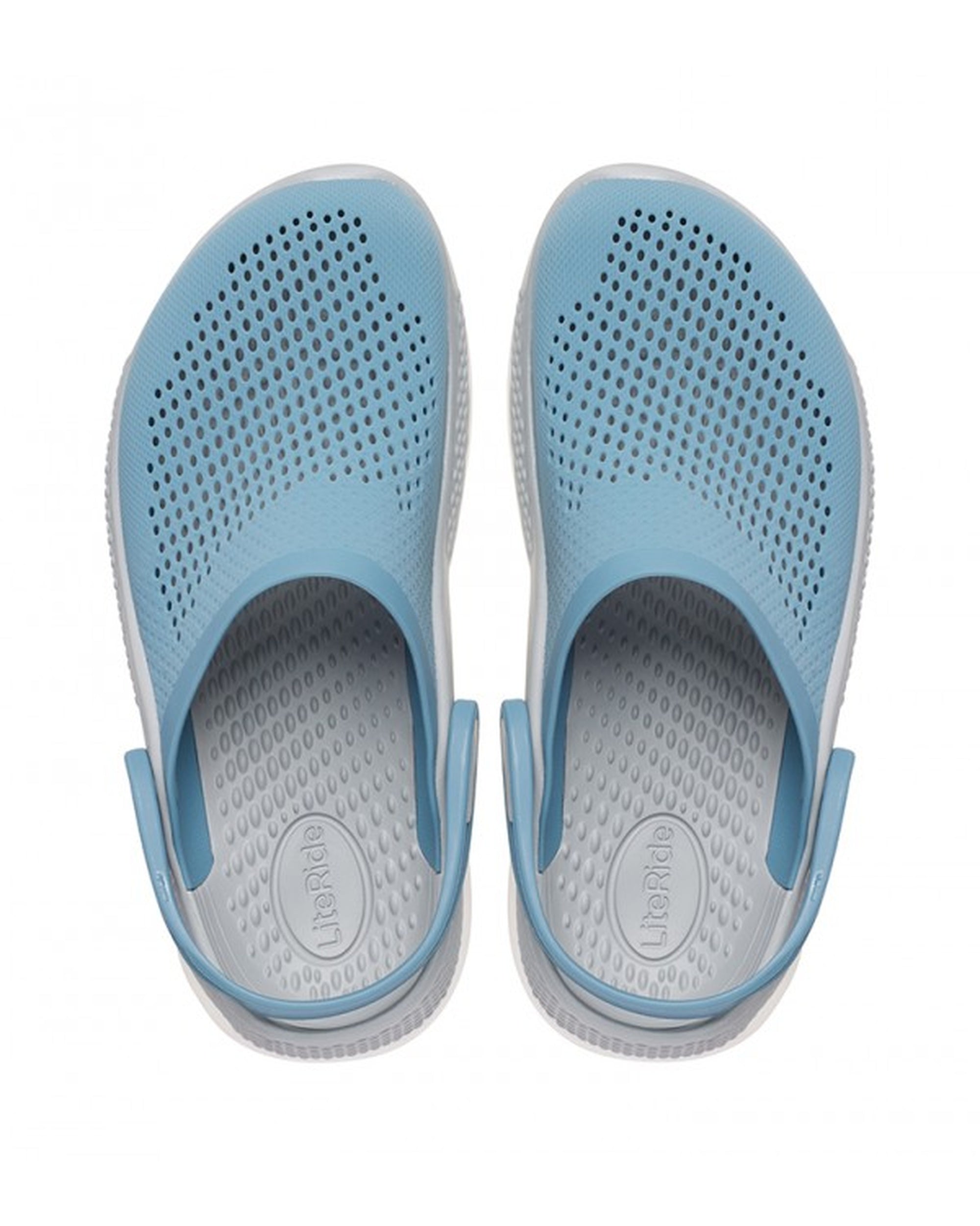 Unisex Adult-Crocs-Literide Clog 206708-4LC Blue Steel/Microchip-UK-10