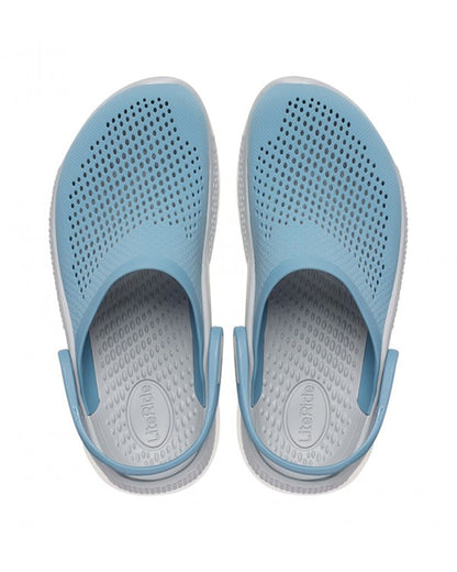 Unisex Adult-Crocs-Literide Clog 206708-4LC Blue Steel/Microchip-UK-10