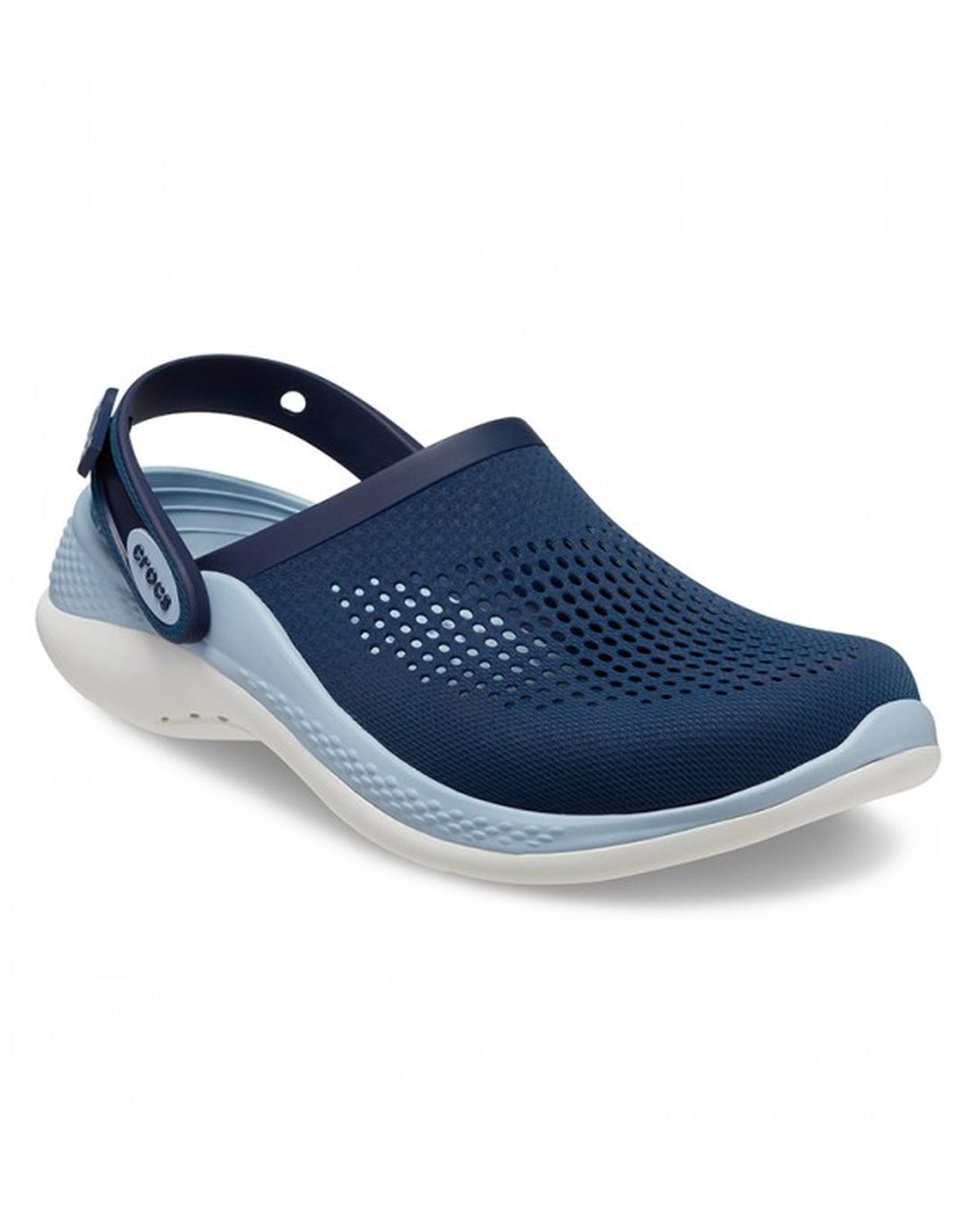 Unisex Adult-Crocs-Literide Clog 206708-4TA Navy/Blue Grey-UK-10
