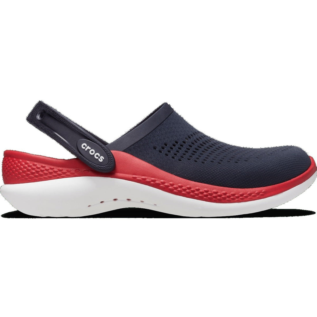 Crocs LiteRide Clog — Men, Navy/Pepper (206708)