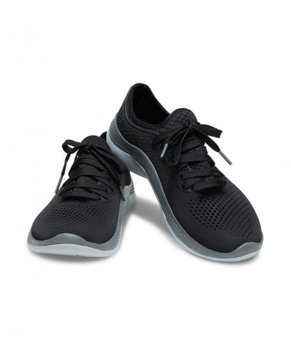 Men-Crocs-Literide Shoe 206715-0DD Black/Slate Grey-UK-10
