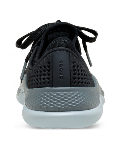Men-Crocs-Literide Shoe 206715-0DD Black/Slate Grey-UK-10