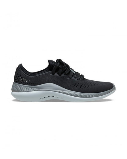 Men-Crocs-Literide Shoe 206715-0DD Black/Slate Grey-UK-10
