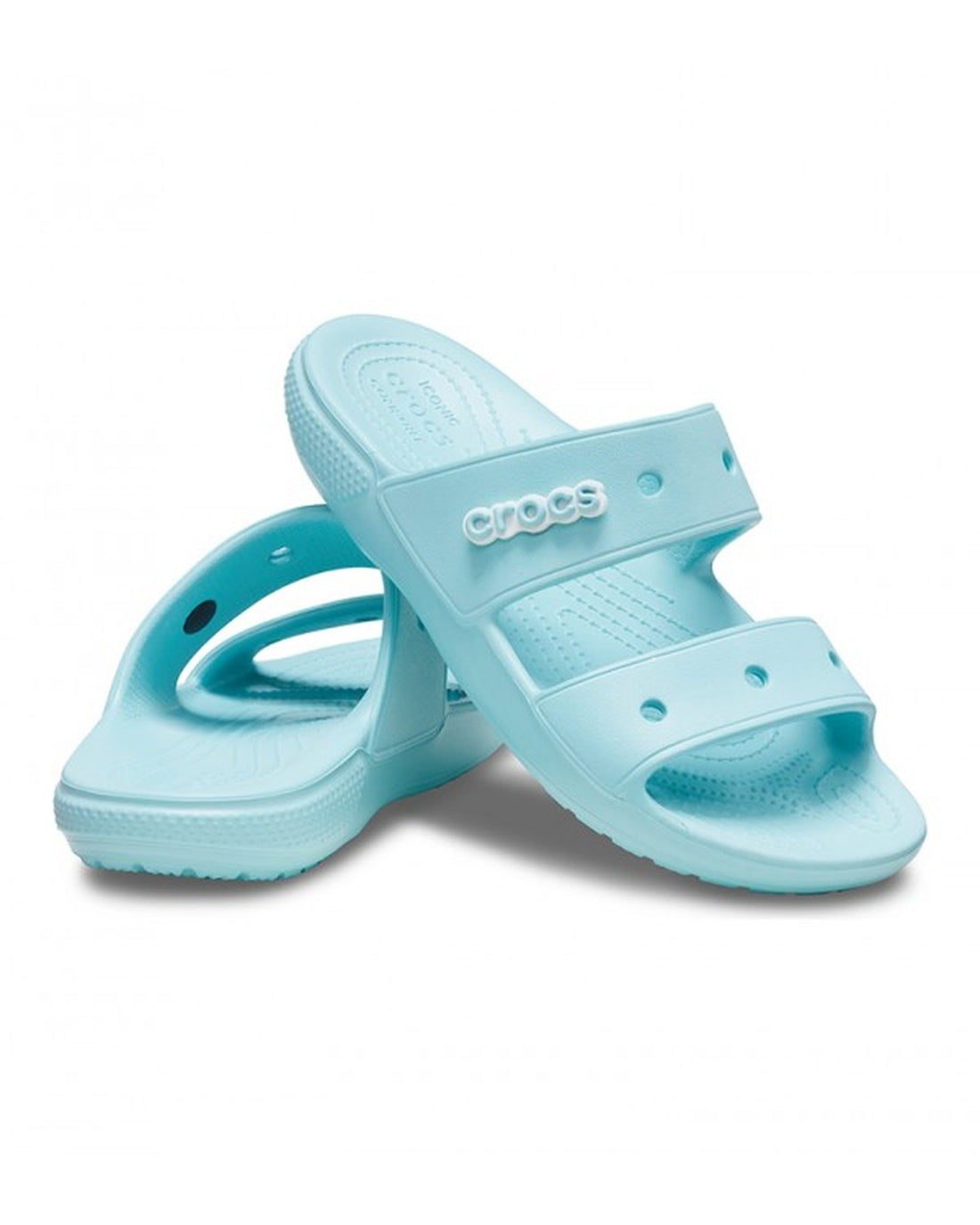 Unisex Adult-Crocs-Classic Sandal 206761-4SS Pure Water-UK-10