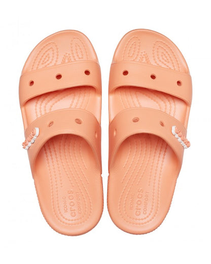 Unisex Adult-Crocs-Classic Sandal 206761-83E Papaya-UK-9