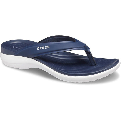 Crocs Capri Flip-Flop — Women, Navy (206780-410)