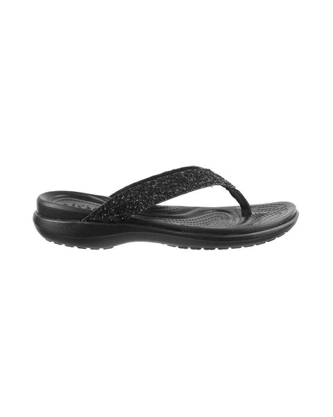Crocs Capri Flip-Flop — Women, Black (206781)
