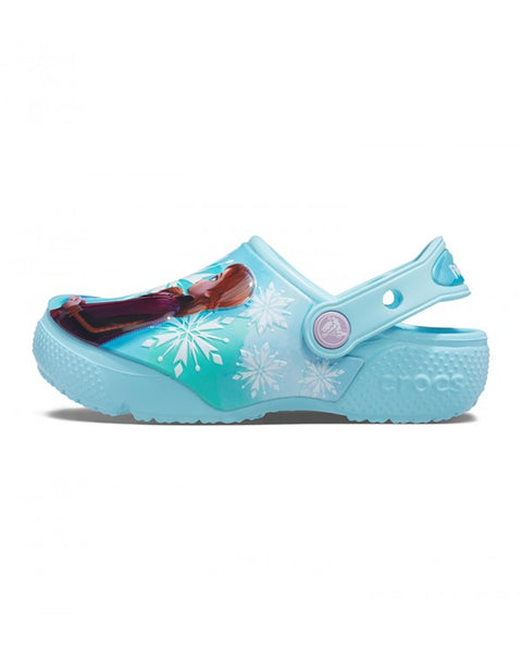 CROCS FUN LAB-CLOG-GIRLS-ICE BLUE-206804-4O9