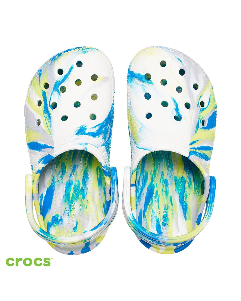 Classic-Clog-Unisex Kids-White/Bright Cobalt-206838-1E8