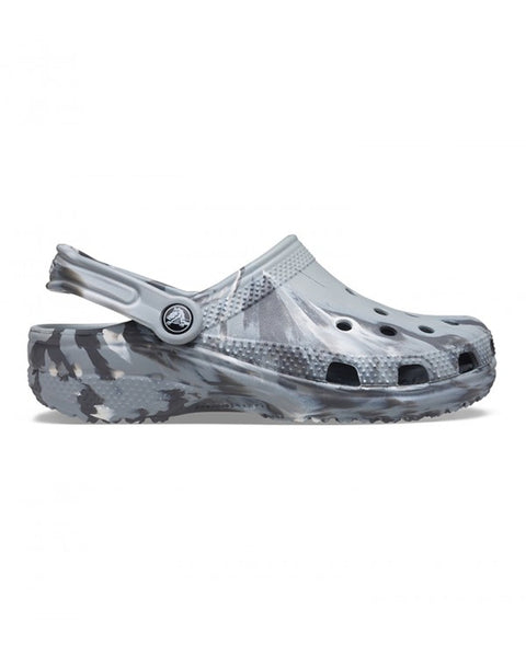 Crocs Classic Clog — Men, Light Grey/Multi