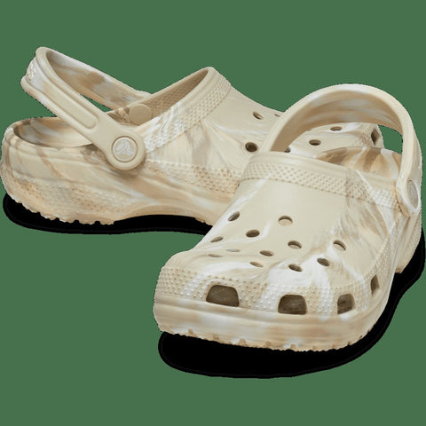 Crocs Classic Marbled Clog — Bone/Multi (206867-2Y3)
