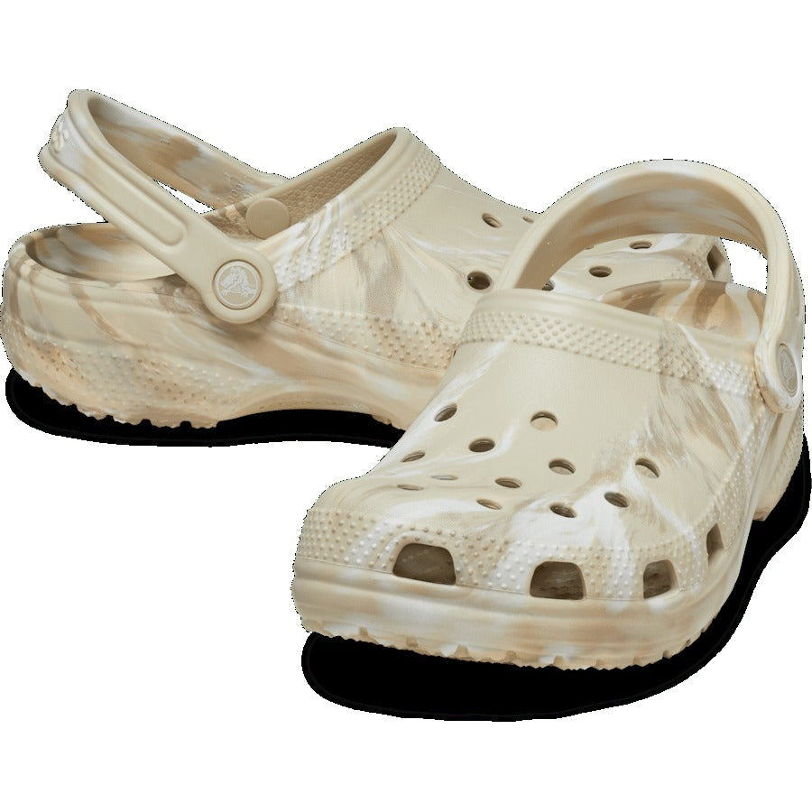 Crocs Classic Marbled Clog — Bone/Multi (206867-2Y3)
