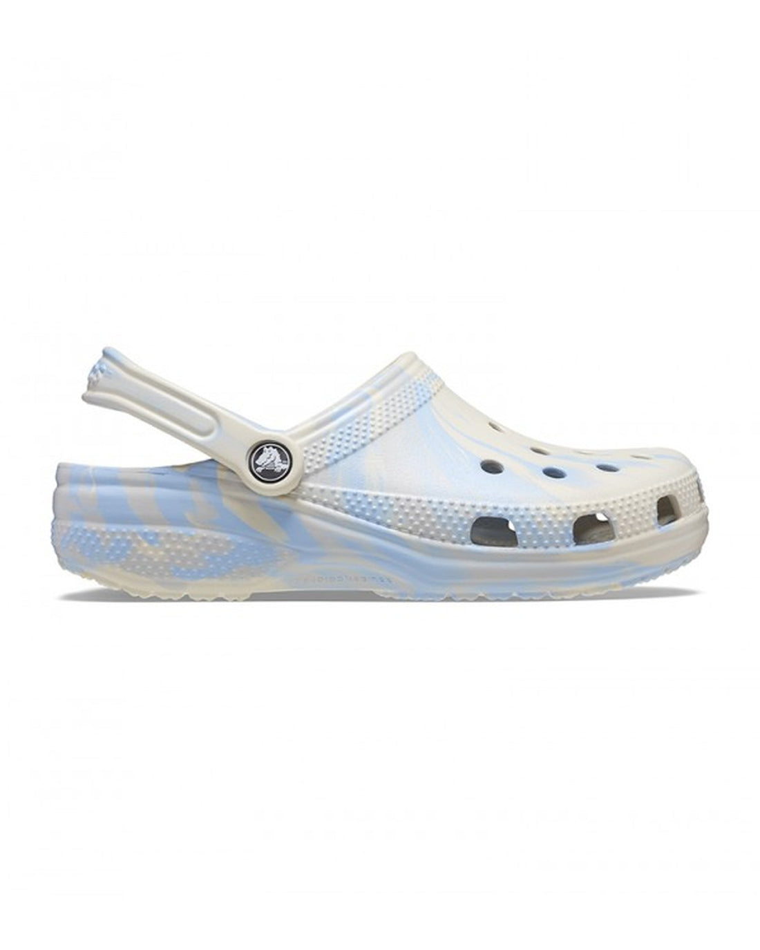 Unisex Adult-Crocs-Classic Clog 206867-4NT Blue Calcite/Multi-UK-10