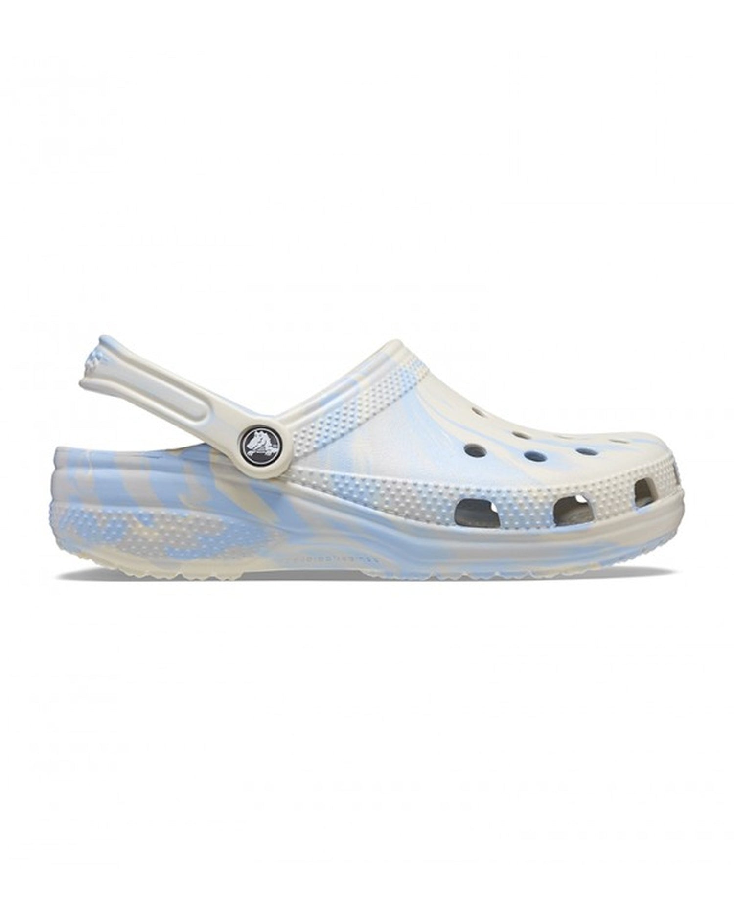 Unisex Adult-Crocs-Classic Clog 206867-4NT Blue Calcite/Multi-UK-10