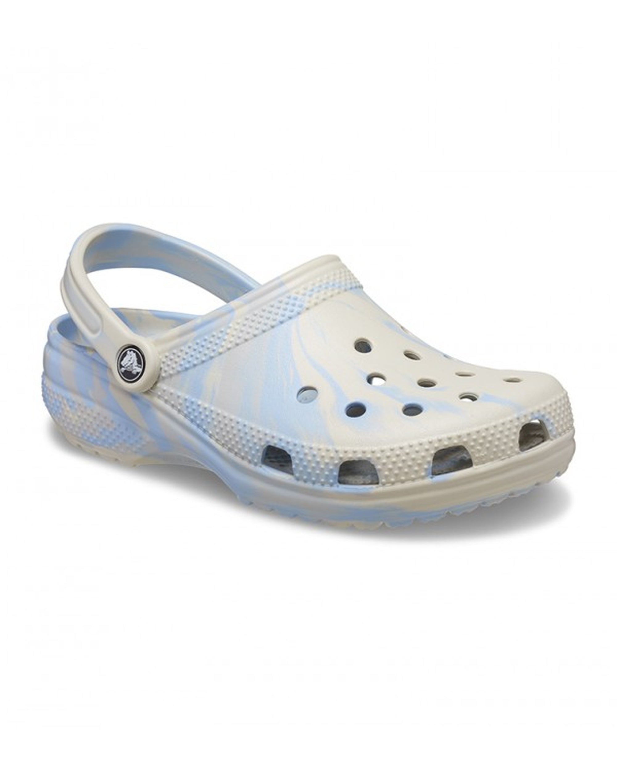 Unisex Adult-Crocs-Classic Clog 206867-4NT Blue Calcite/Multi-UK-10