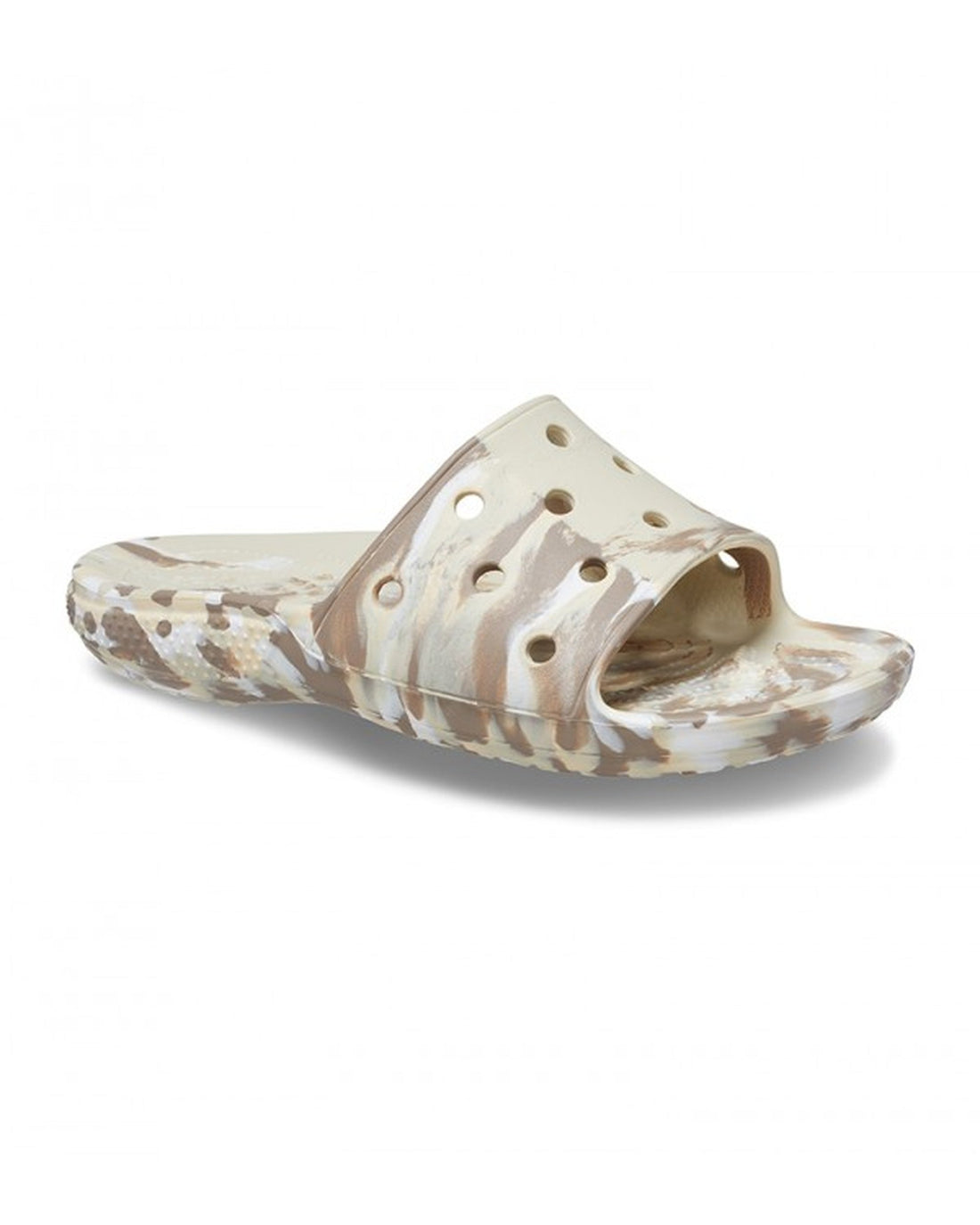 Unisex Adult-Crocs-Classic Slide 206879-2Y3 Bone/Multi-UK-10