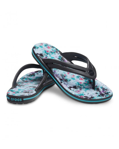 Crocband-Flip-Women-Black/Turq Tonic-206988-0ZP