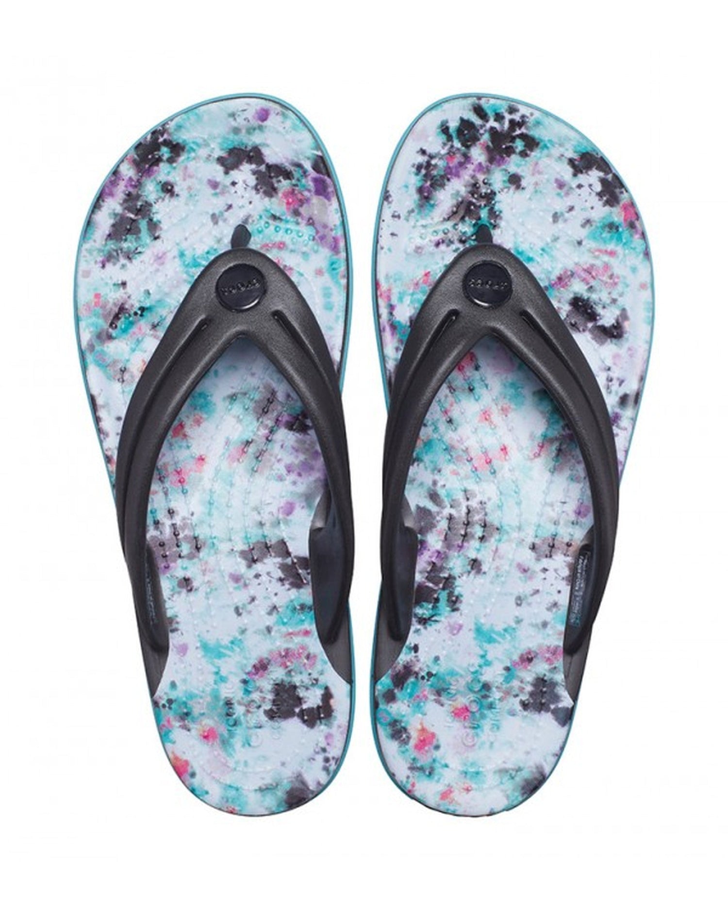 Crocband-Flip-Women-Black/Turq Tonic-206988-0ZP