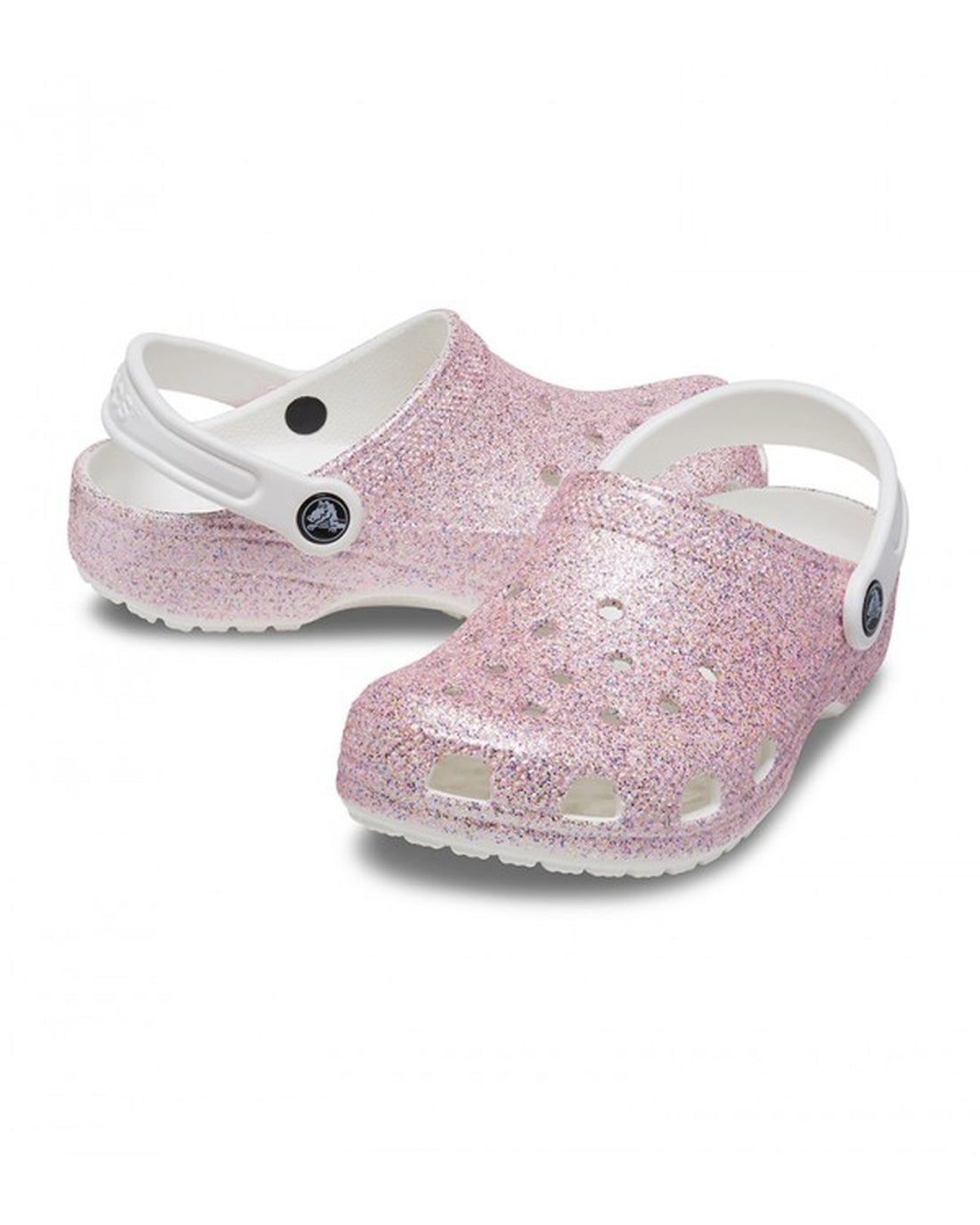 Classic-Clog-Unisex Kids-White/Rainbow-206993-1DG