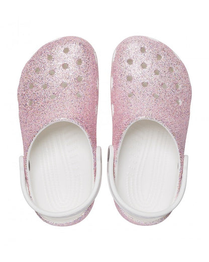 Classic-Clog-Unisex Kids-White/Rainbow-206993-1DG