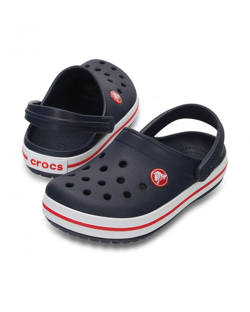 Crocband-Clog-Unisex Kids-Navy/Red-207005-485