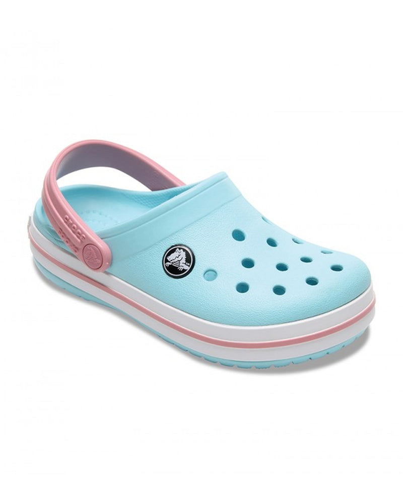 Crocband-Clog-Unisex Kids-Ice Blue/White-207005-4S3