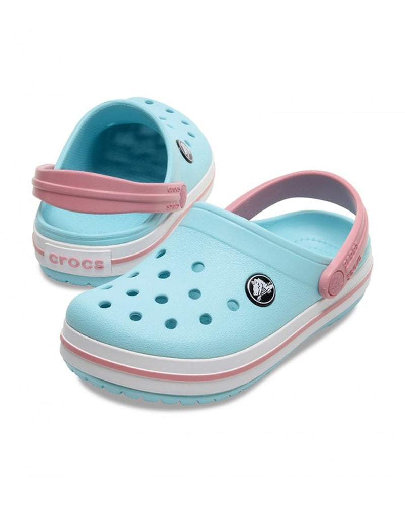 Crocband-Clog-Unisex Kids-Ice Blue/White-207005-4S3