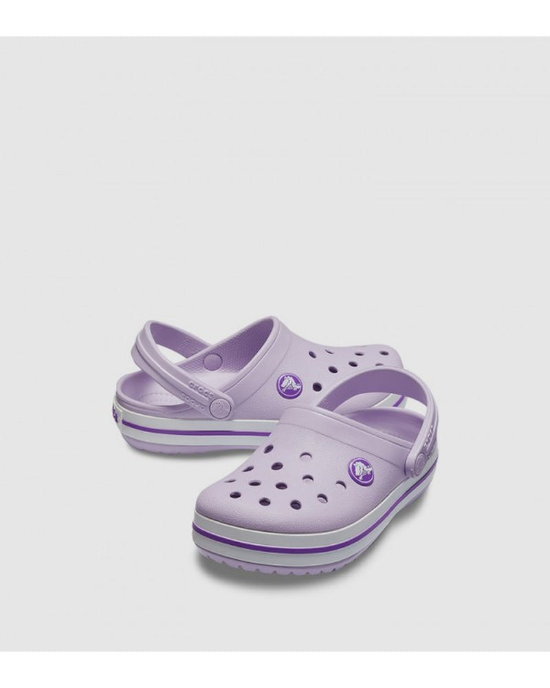 Crocband-Clog-Unisex Kids-Lavender/Neon Purple-207005-5P8